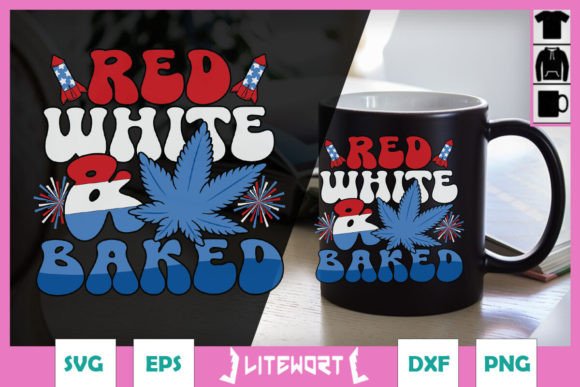 4th of July Red White Baked Funny SVG Review