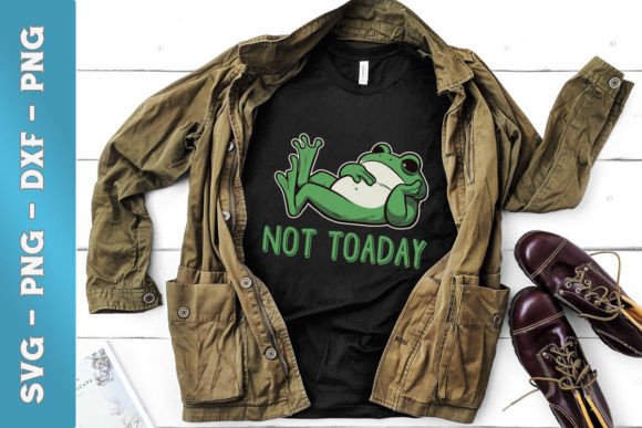 Cute Frog Pun Not Toaday Funny SVG Review