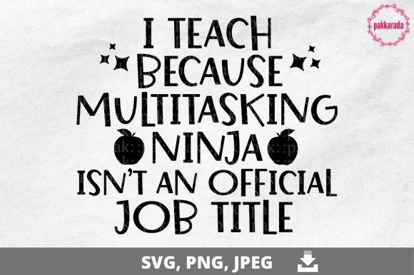 Funny Teacher SVG: I Teach Because Review
