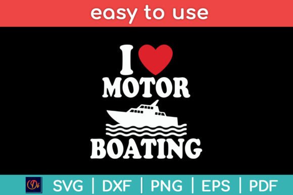I Love Motor Boating Funny Svg Design Review