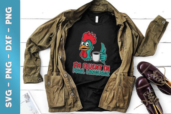 I m Fluent in Fowl Language Funny SVG Review