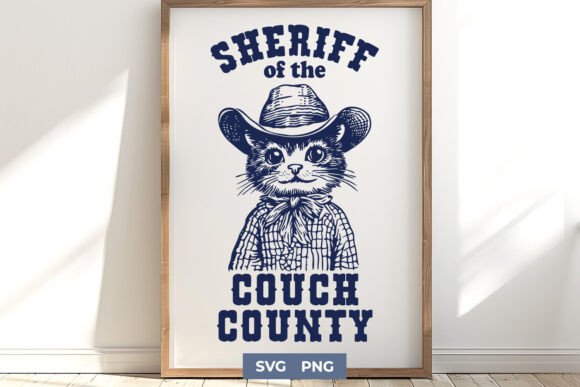 Sheriff of the Couch County Funny SVG Review